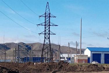 В селе Хабарное Новотроицка возобновлено электроснабжение от сети 