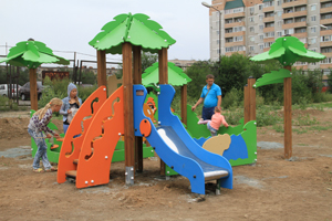 Открыт фонтан на Аллее славы 