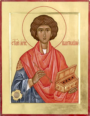 Частица мощей святого великомученика и Целителя Пантелеимона в Новотроицке