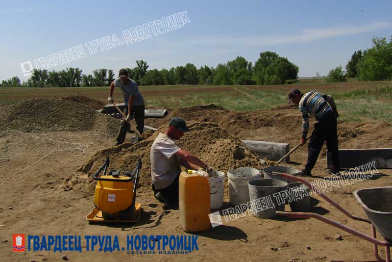 В селе Пригорное приступили к строительству спортивной площадки в рамках программы «Инициативное бюджетирование»