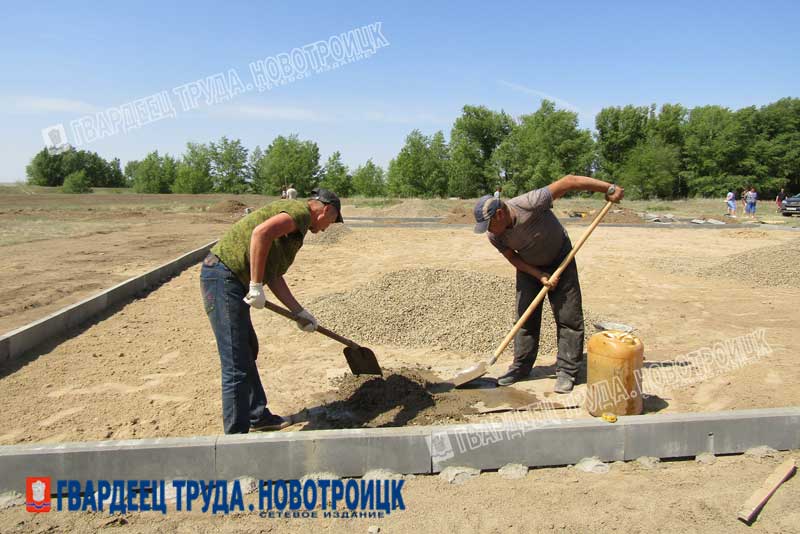 В селе Пригорное приступили к строительству спортивной площадки в рамках программы «Инициативное бюджетирование»