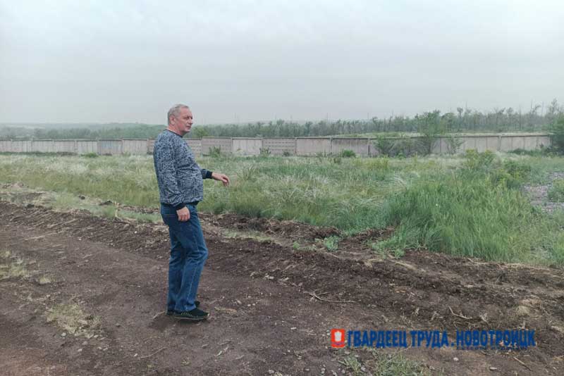 Представители бизнес – сообщества Новотроицка оказывают помощь в благоустройстве территории нового городского кладбища