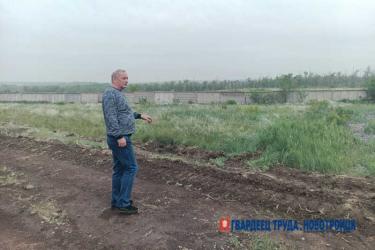 Представители бизнес – сообщества Новотроицка оказывают помощь в благоустройстве территории нового городского кладбища