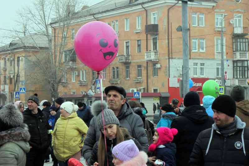 Новотройчане проводили зиму (фото)