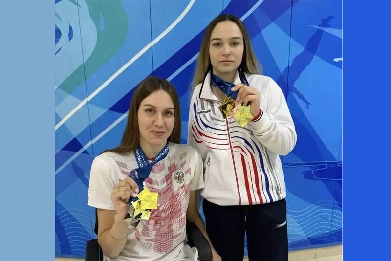 Спортсменки из Оренбуржья Виктория Ищиулова и Юлия Молчанова завоевали восемь медалей чемпионата России по плаванию