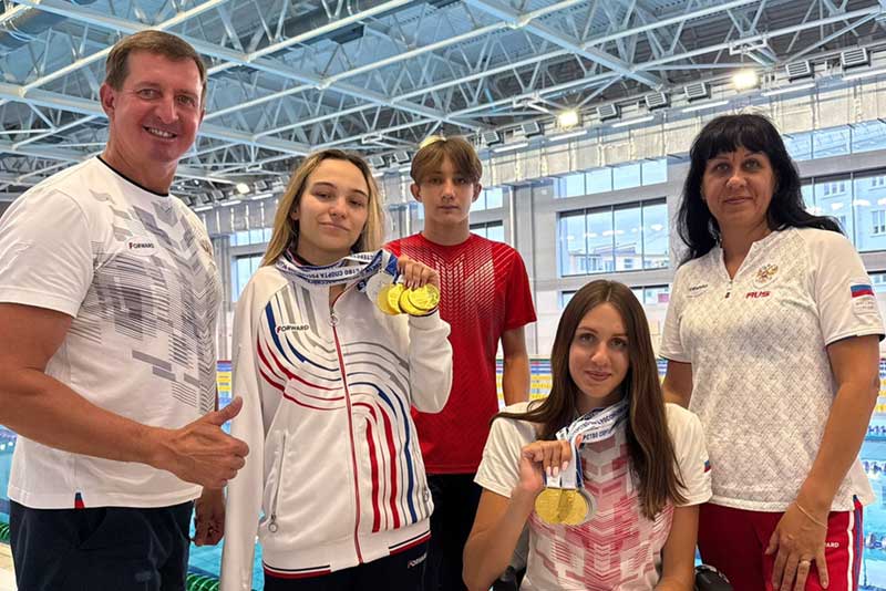 Новотройчанка Юлия Молчанова завоевала шесть медалей чемпионата России по плаванию