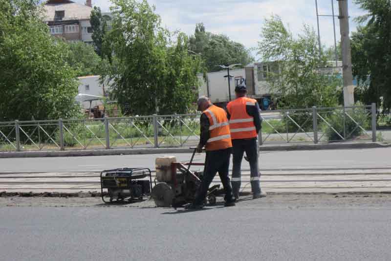 Ремонт дорог в самом разгаре