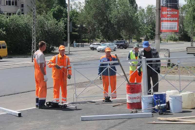 Ремонт дорог в самом разгаре