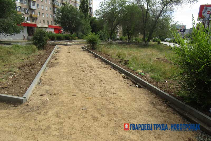 Новая благоустроенная территория для отдыха горожан должна появиться в Новотроицке в сентябре 