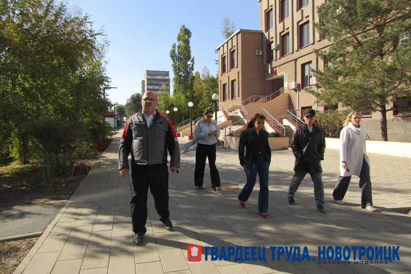 В Новотроицке близится к завершению благоустройство двух общественных территорий