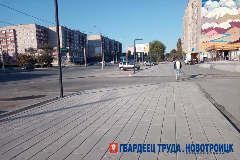 В Новотроицке близится к завершению благоустройство двух общественных территорий