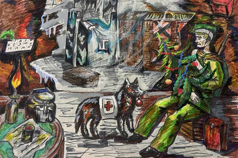 Жители Оренбуржья могут проголосовать за новогодние открытки своих земляков на сайте Музея Победы