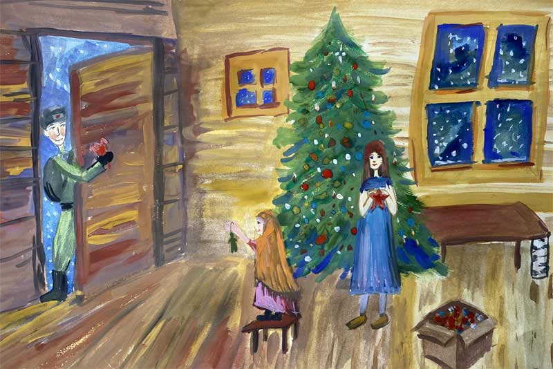 Жители Оренбуржья могут проголосовать за новогодние открытки своих земляков на сайте Музея Победы