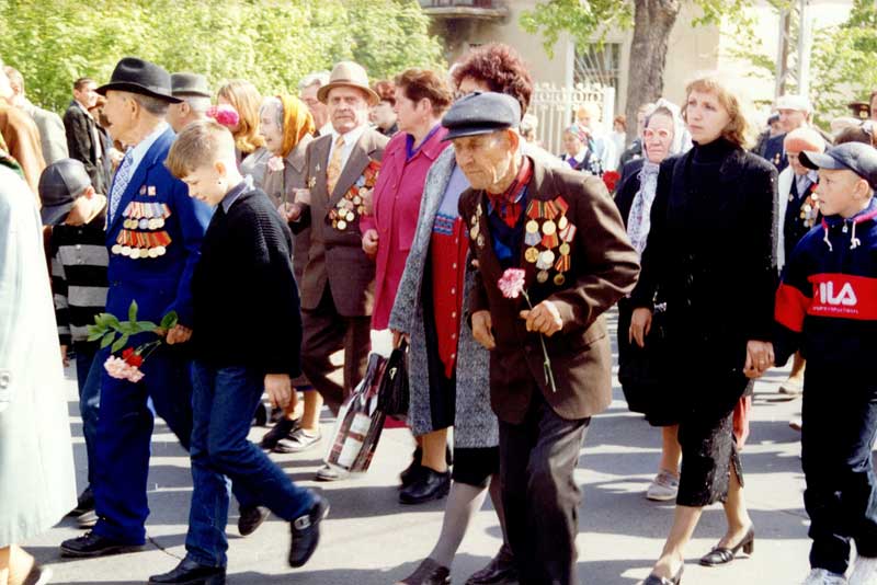 День Победы в Новотроицке. Архивные фотографии рассказывают…