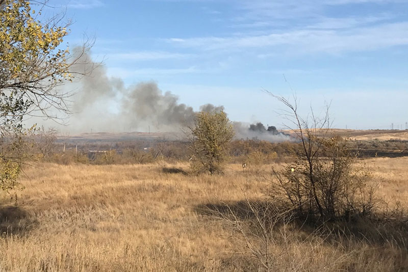 В Оренбуржье растет количество ландшафтных пожаров