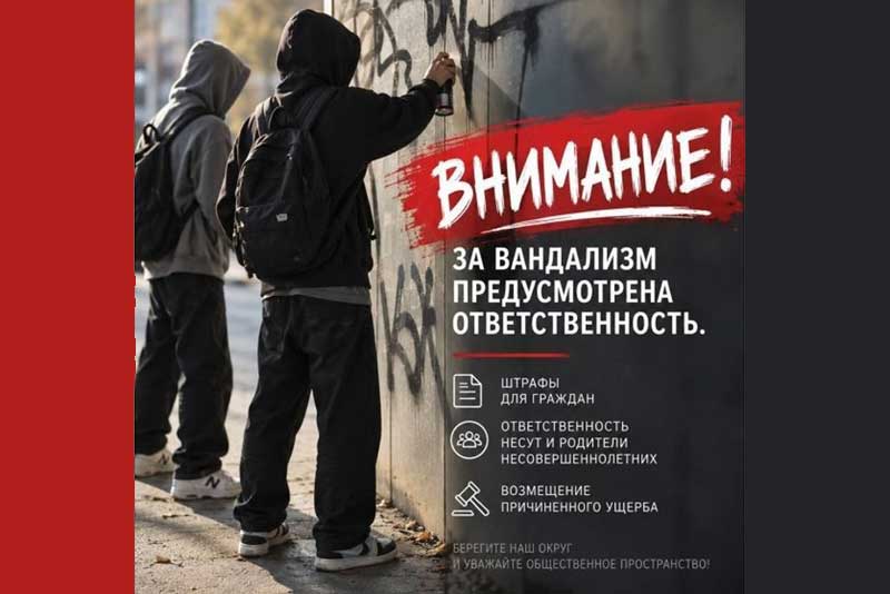 За вандализм, в котором обвиняется несовершеннолетний новотройчанин, придется отвечать родителям