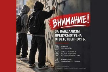 За вандализм, в котором обвиняется несовершеннолетний новотройчанин, придется отвечать родителям