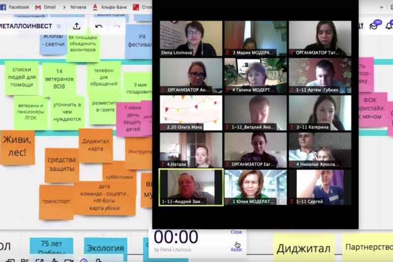 Волонтёры Металлоинвеста из разных городов обсудили планы в режиме онлайн