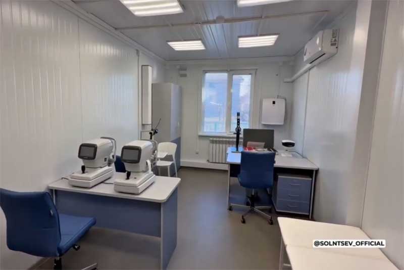 В Оренбурге в рамках нацпроекта «Продолжительная и активная жизнь» открыли новую модульную поликлинику