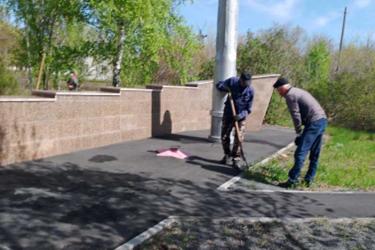 Жители поселка Новорудный 9 мая соберутся у обновленного монумента «Памяти героев Великой Отечественной войны»