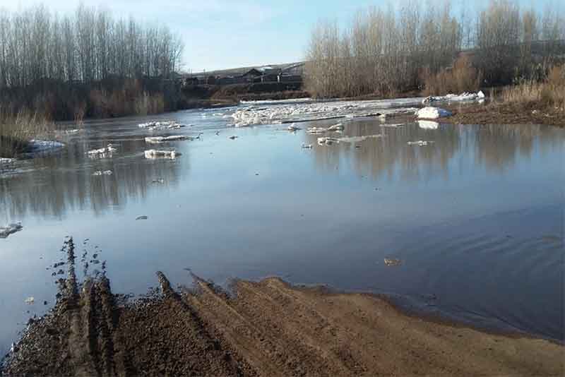 В Оренбургской области уже 11 низководных мостов закрыты для движения