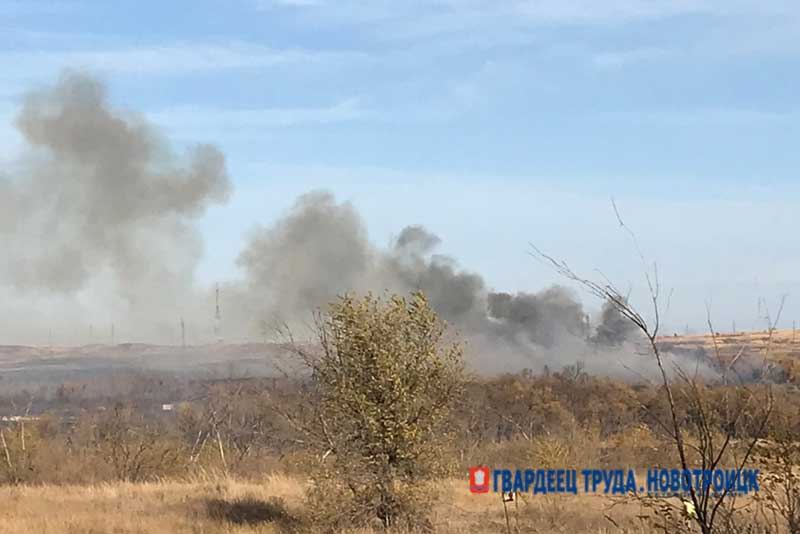 Сухая, без осадков  погода вызвала природные пожары на востоке области