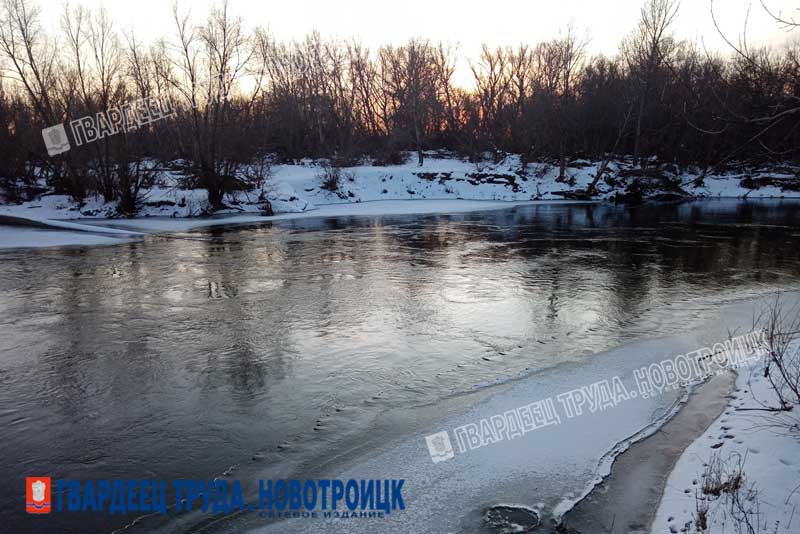 Уровень  Урала в районе Новотроицка поднялся на полметра