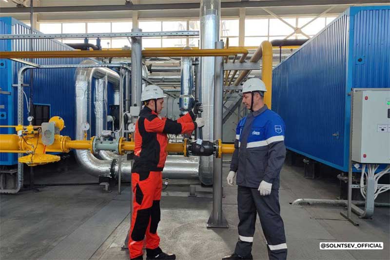 В рамках Петербургского международного газового форума в Оренбурге подключили к газоснабжению новую котельную «Уральская»