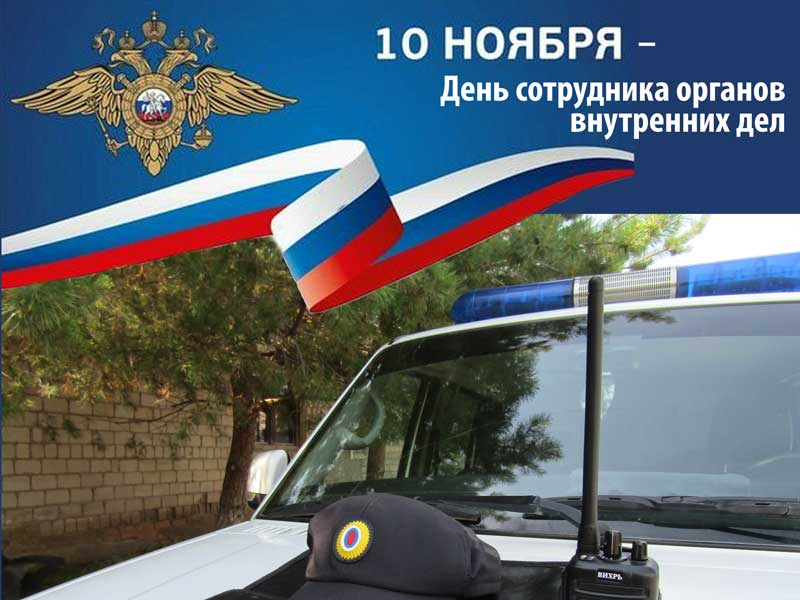 Сотрудников новотроицкой полиции поздравили с профессиональным праздником