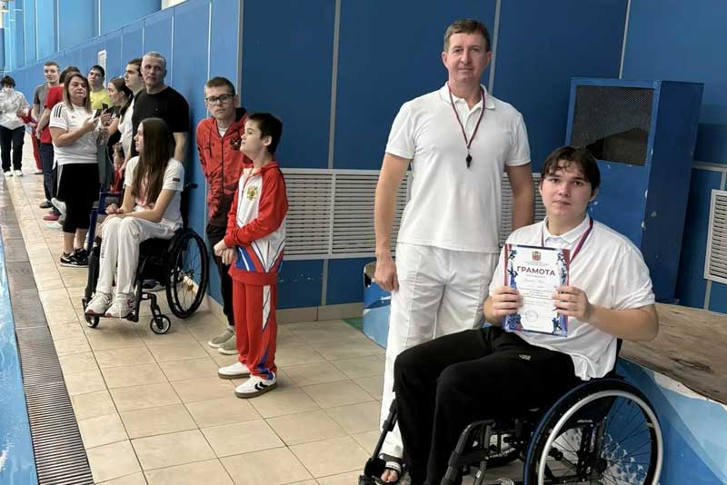 В Новотроицке завершился чемпионат Оренбуржья по плаванию среди лиц с поражением опорно-двигательного аппарата