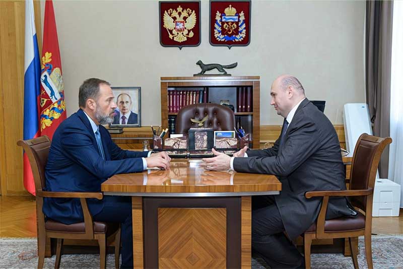 Полпред Президента России Игорь Комаров  обсудил с врио губернатора Оренбуржья  Евгением Солнцевым  общественно-политическое развитие региона