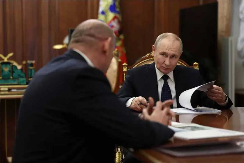 Евгений Солнцев рассказал Владимиру Путину о поддержке участников специальной военной операции и членов их семей