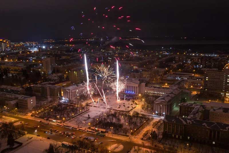 Школьники из Оренбуржья приняли участие в световом флешмобе