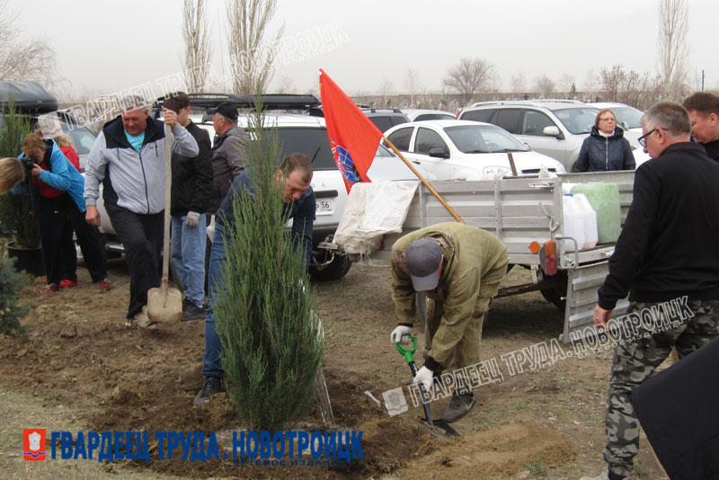 На новом кладбище Новотроицка появилась Аллея Героев