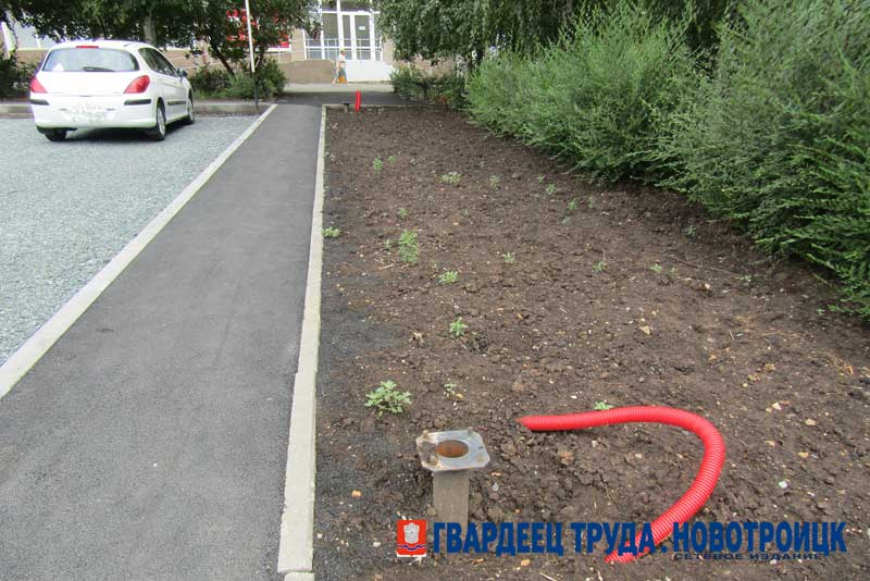 Работы по благоустройству каскада аллей в Новотроицке завершат до 30 сентября