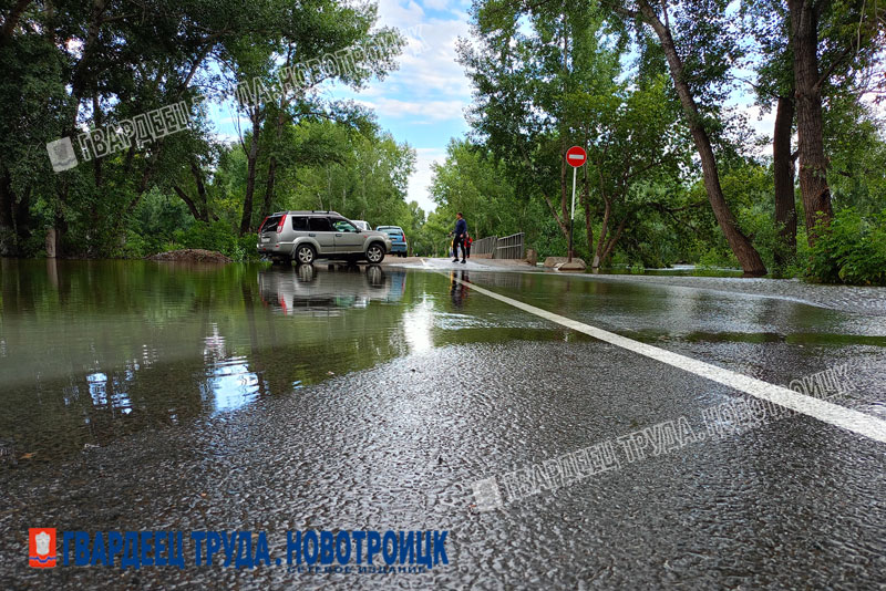 Уровень Урала в районе Новотроицка за сутки поднялся на 10 сантиметров 