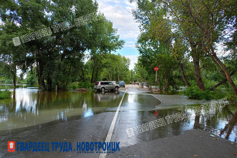 Уровень Урала в районе Новотроицка за сутки поднялся на 10 сантиметров 