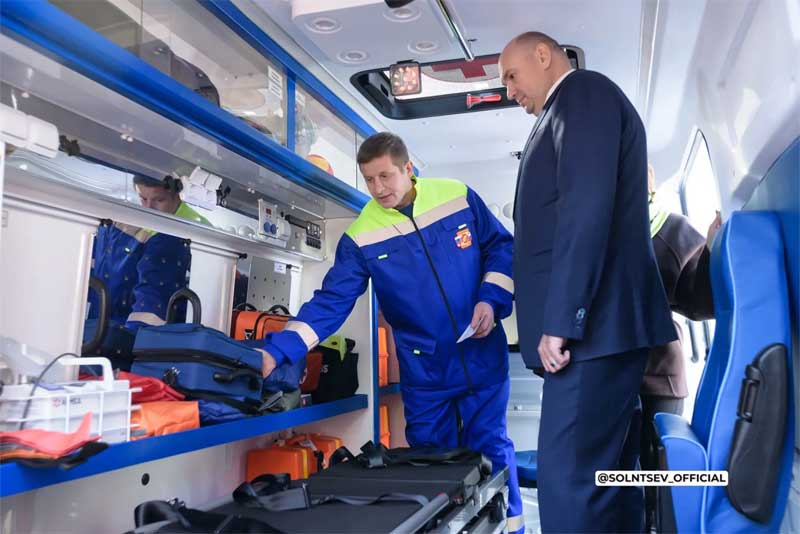 В Оренбуржье автопарк скорой помощи пополнили 32 новых автомобиля
