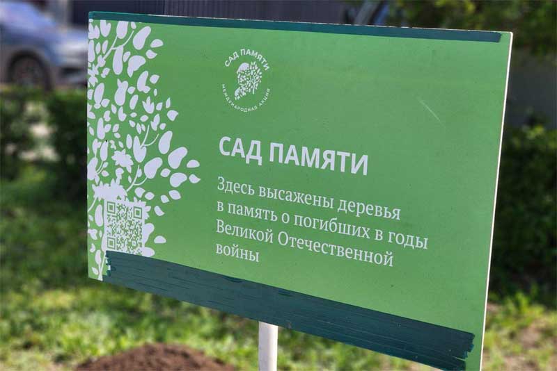 Оренбургская область вошла в пятерку лидеров Международной акции «Сад памяти»