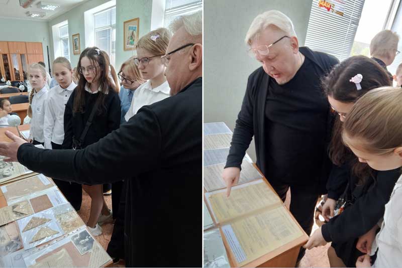 Для новотроицких школьников провели урок истории в городском архиве