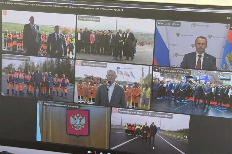В районе Оренбурга открыли обновленный участок трассы М-5 Урал