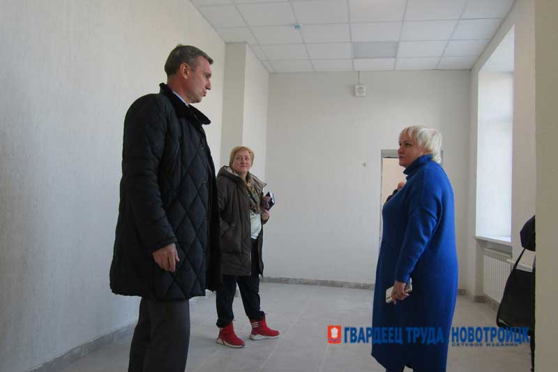 В главном корпусе Новотроицкого строительного техникума завершается капитальный ремонт