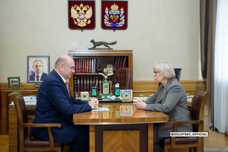 Евгений Солнцев провёл встречу с депутатом Государственной Думы РФ Татьяной Машковской