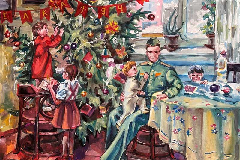 Рисунок юной жительницы Оренбуржья оказался в числе лучших на Международном конкурсе «Нарисуй «Елку Победы» 