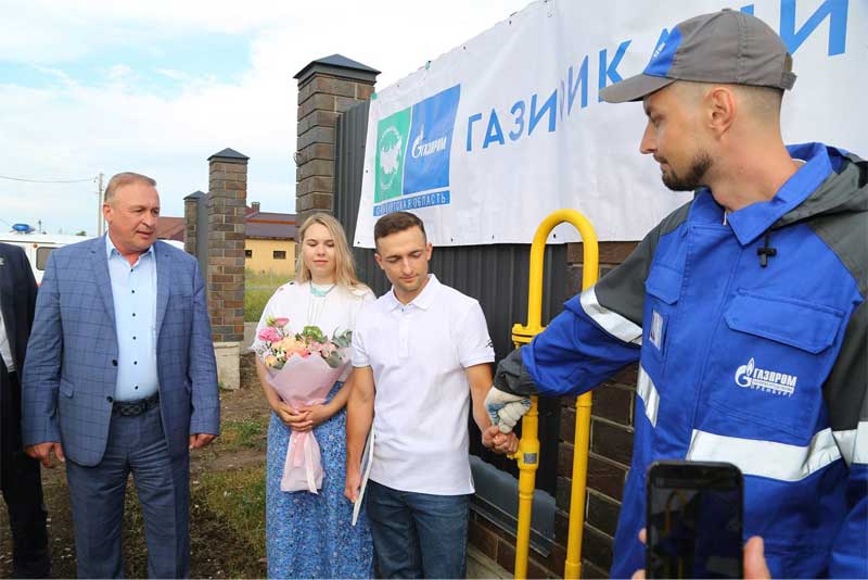 В Оренбуржье в рамках программы по догазификации к голубому топливу был подключен 8500 -й дом