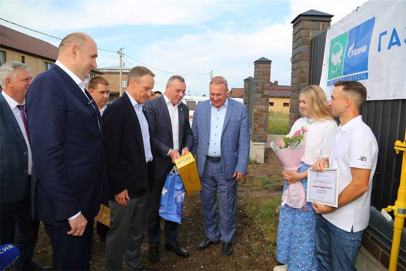 В Оренбуржье в рамках программы по догазификации к голубому топливу был подключен 8500 -й дом