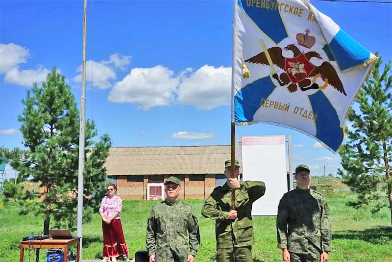 На полигоне под Оренбургом проходят военно-полевые сборы и слёт казачьей молодёжи