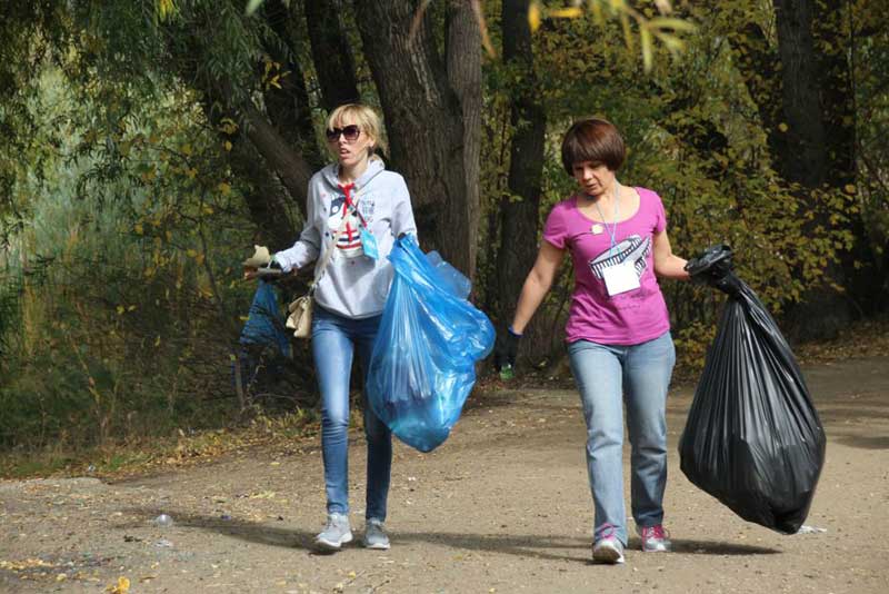 Более тонны мусора было собрано на «Чистых играх» в Новотроицке (фото)