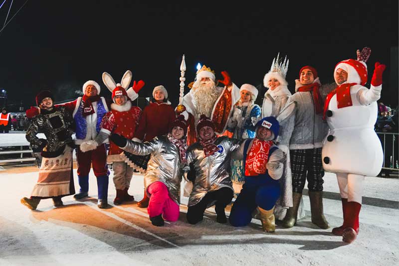 Поезд Деда Мороза в Оренбурге встретили  более 6 тысяч человек