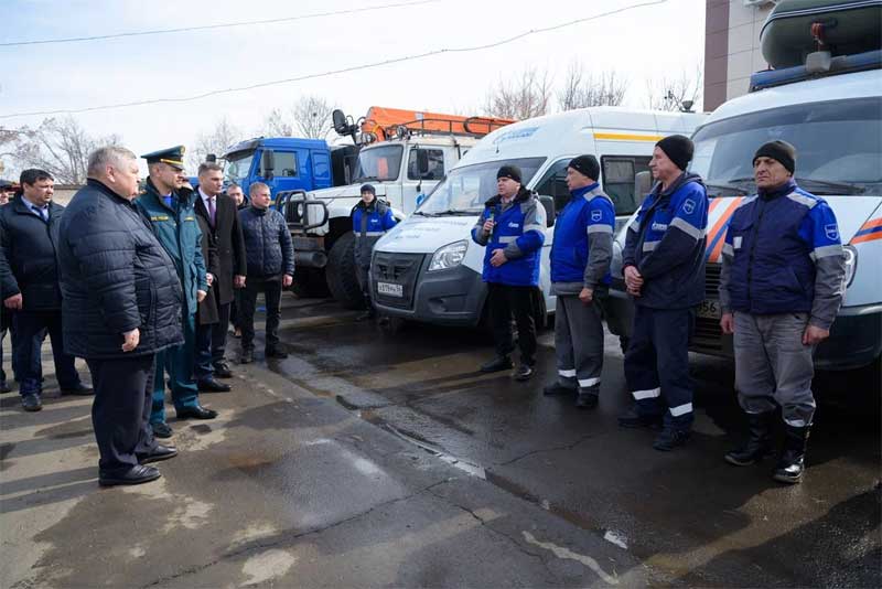 В Оренбуржье проверили готовность техники и специальных формирований к предстоящему весеннему половодью
